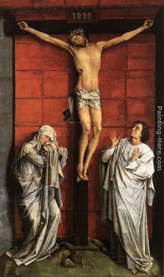 Rogier van der Weyden Christ on the Cross with Mary and St. John